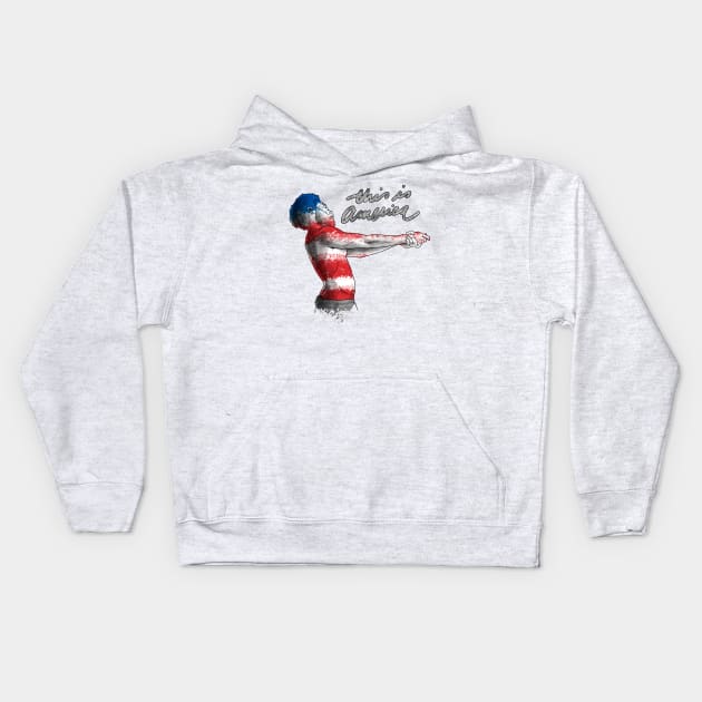 America Kids Hoodie by Andriu